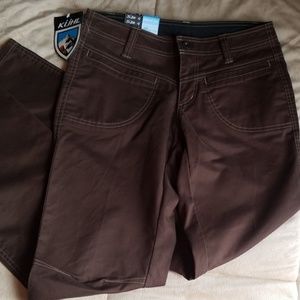NWT Kuhl Dulce pants brown travel hiking pants